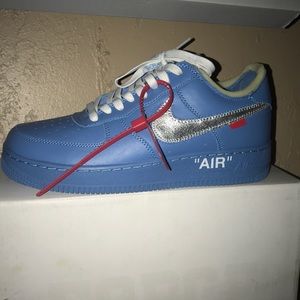 Off white af1 varsity blue willing to trade